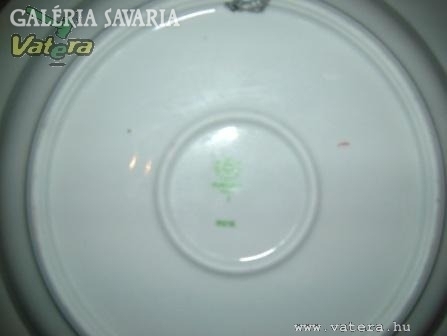A large decorative bowl with a Kalocsa pattern from Hólloháza