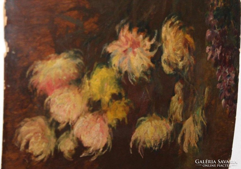 Meissl Ágost eredeti festménye MÉRET: 45 x 35 cm + keret, karton, olaj, jelzett