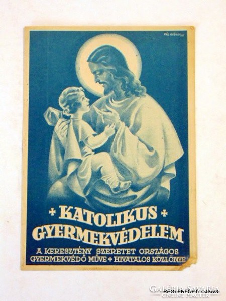 1938 február   / Katolikus Gyermekvédelem  /  RÉGI EREDETI ÚJSÁG Szs.:  5702