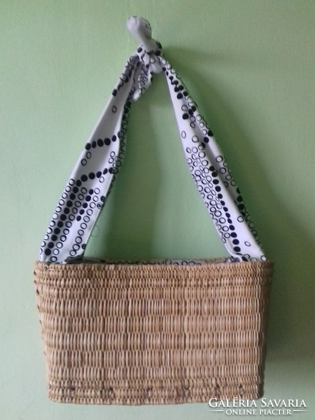Vintage branded - liu jo - summer woven women's bag