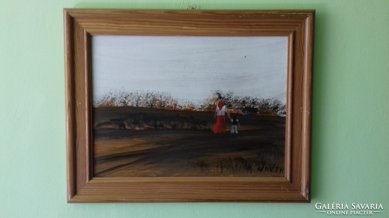 Just for that!!! Gift idea - German Zoltán oil / wood fiber painting