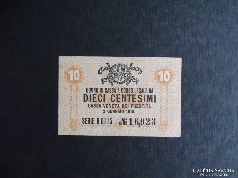 Olaszország - 10 centesimi 1918 (Velence)
