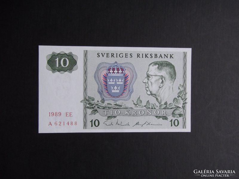 Svédország - 10 korona 1989