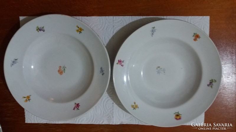 Porcelán mély tányérok ( 2 db)