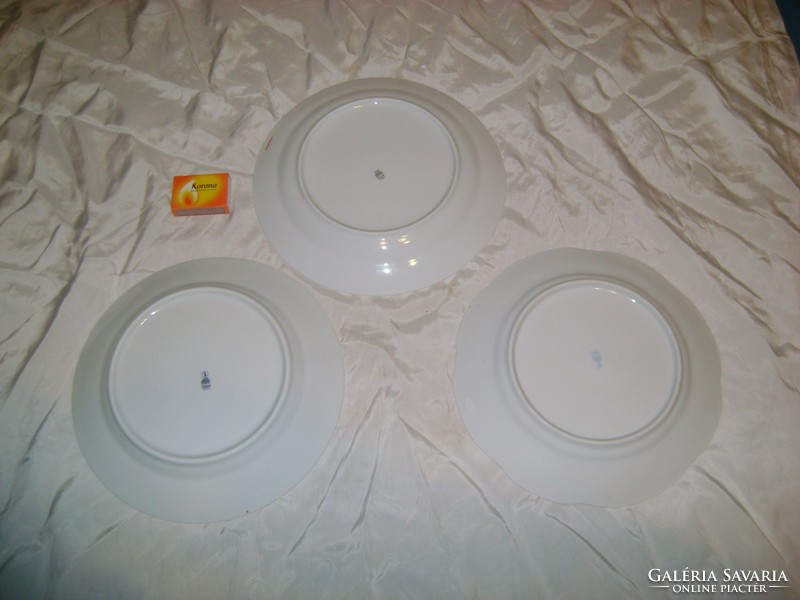 Zsolnay lapos tányér - három darab - hiánypótlásra