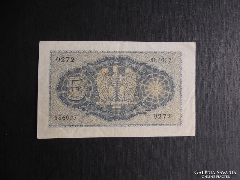 Italy - 5 lire (1944)