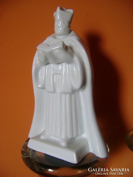 Fehér herendi olvasó miséző plébános  szobor RITKASÁG.