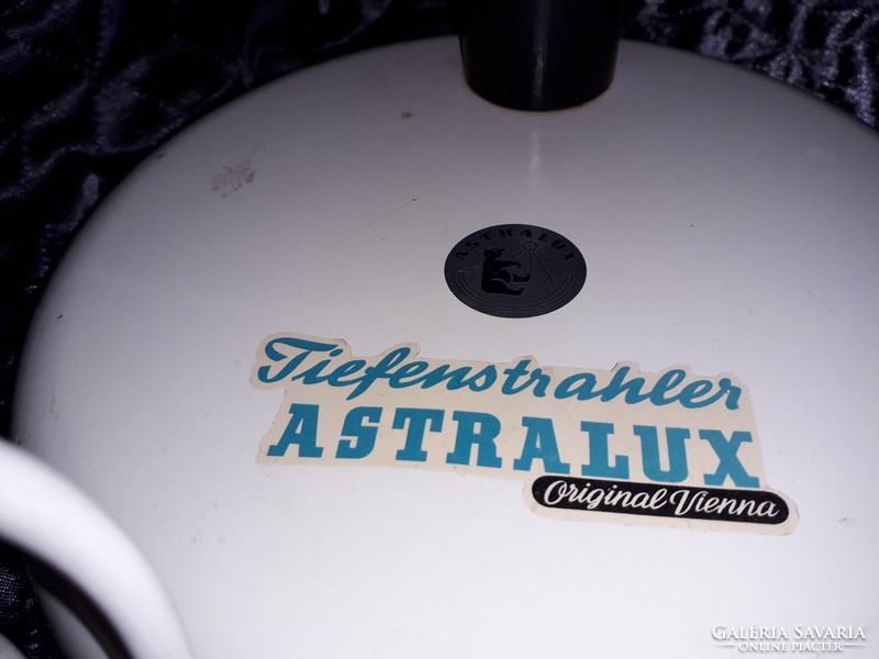 Antik ASTRALUX Original Vienna nagyméretű infravörös asztali gyógylámpa loft lámpa