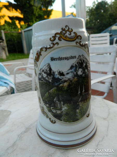 Berchtesgaben városképes korsó - kupa - márkajelzéssel