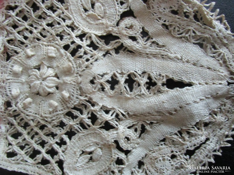 Vitange lace hand lace crochet extraordinary, valuable needlework 1908