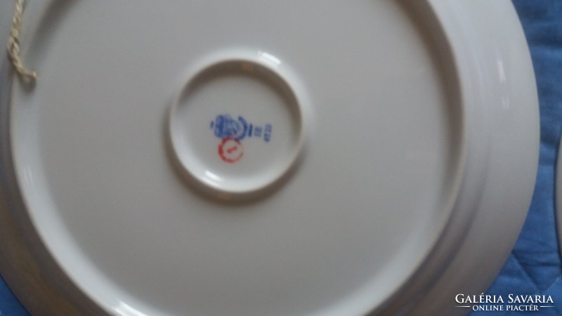Alföldi porcelán, népi motívumos tál 29 cm. ( 2 db)