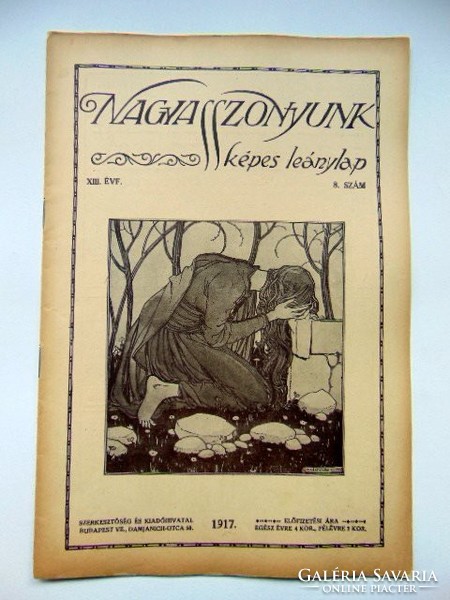 1917  /  NAGYASSZONYUNK  /  RÉGI EREDETI ÚJSÁG Ssz.: 480