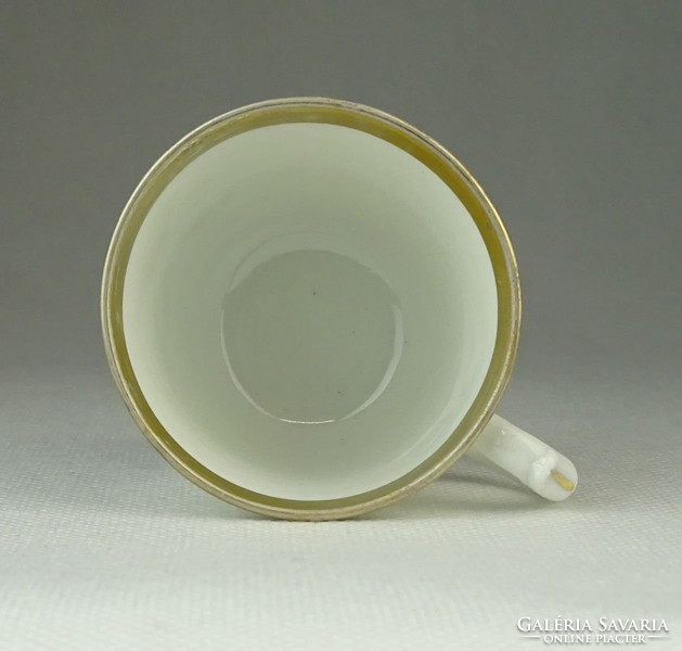 0R029 Régi aranyozott porcelán kávéscsésze