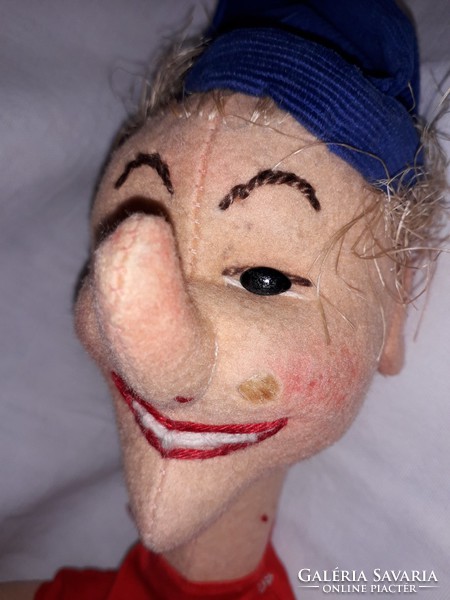 Gift price! Puppet figure marked famous craft product with straw