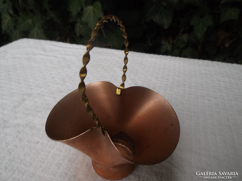 Basket - copper !!! - 11 X 9 cm - flawless