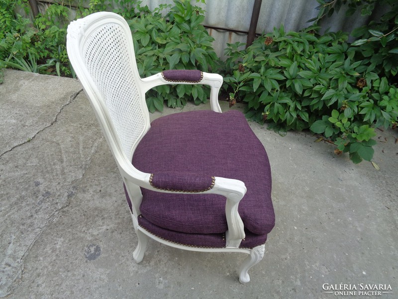 Chippendale armchair with seat cushion