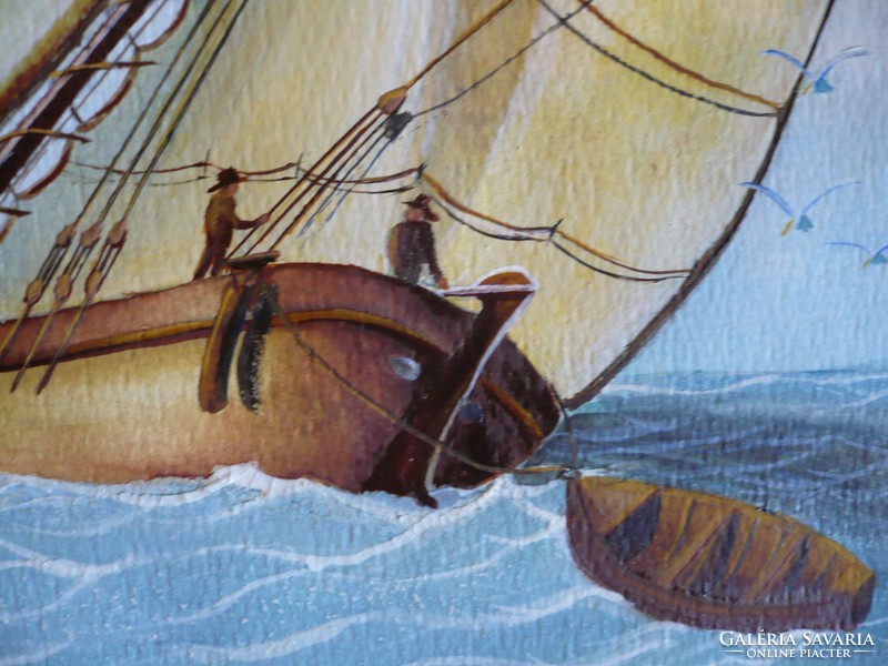 Yvette Mannee Dutch painter ships and harbors series / 4.