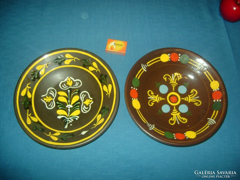 Ceramic wall plate - two pieces together