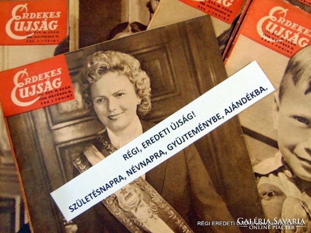 1958 augusztus 9  /  ÉRDEKES ÚJSÁG  /  SZÜLETÉSNAPRA RÉGI EREDETI ÚJSÁG Szs.:  5771