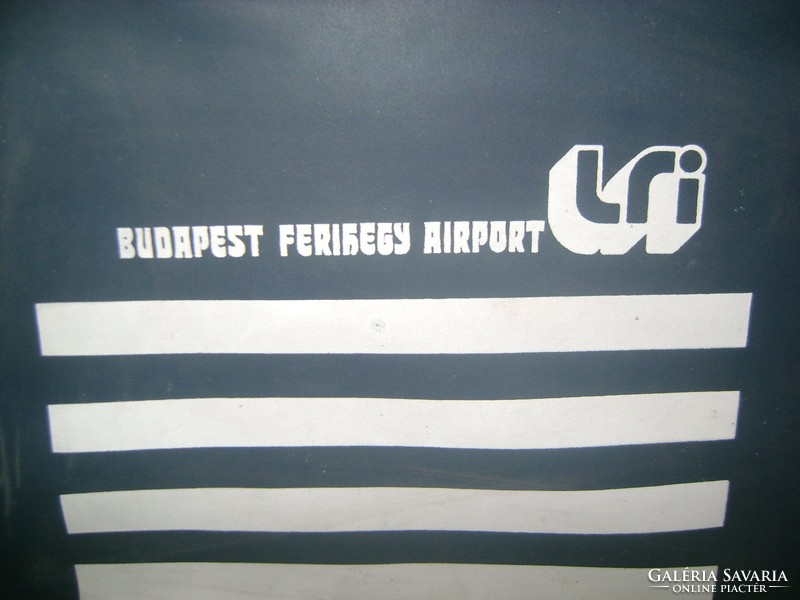 MALÉV bőrönd " Budapest Ferihegy Airport "