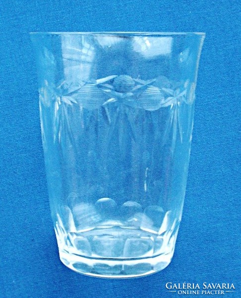 5 Peeled, polished soda or water glasses