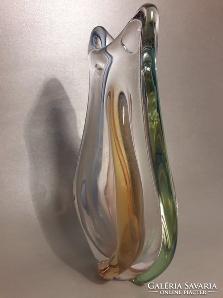 Bohemia frantisek zemek vase rhapsody glass vase 22 cm