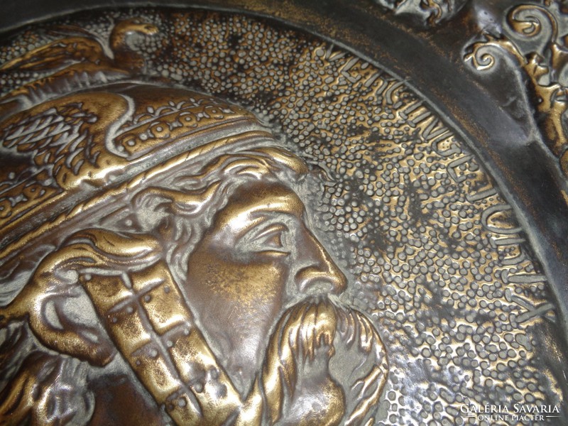 Decorative copper wall plate