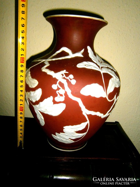 PÁTÉ-SUR PATETE nagy méretű szecessziós  váza  alakú lámpatest Rosenthal vázából kialakítva