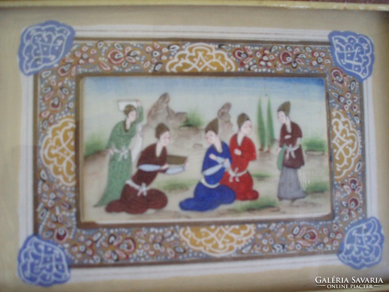 Old oriental mural