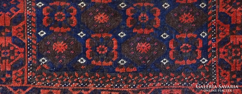 0R801 Antik kézi Afgán perzsaszőnyeg 95 x 165 cm
