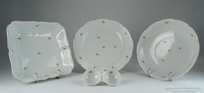 0R935 Régi Meisseni porcelán étkészlet 22 darab