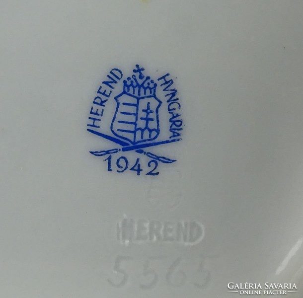 0R837 Régi sérült Herendi porcelán csomag 1942