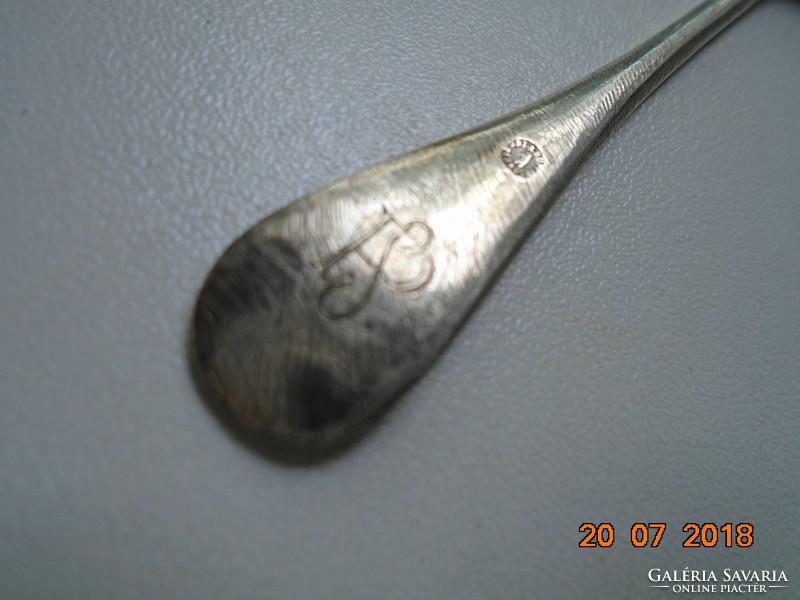 Berndorf monogrammed alpaca mocha spoon