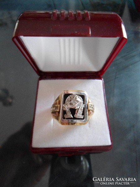 Gold 14k Men's Seal Ring 12.3 Gr