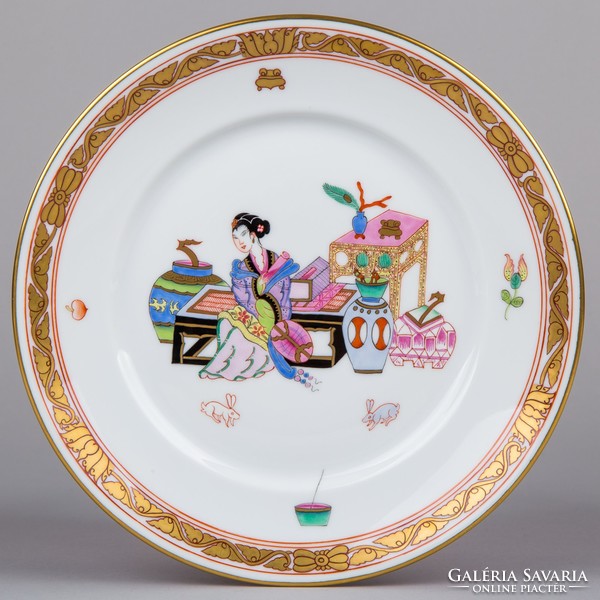 Herend ming pattern cake plate, anniversary edition #mc0235