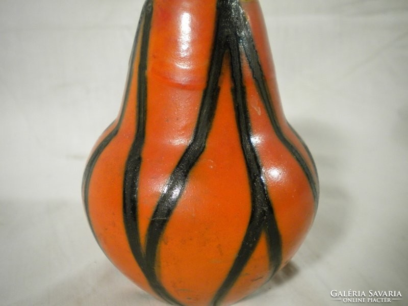 U166 Régi retro Tófej kerámia váza