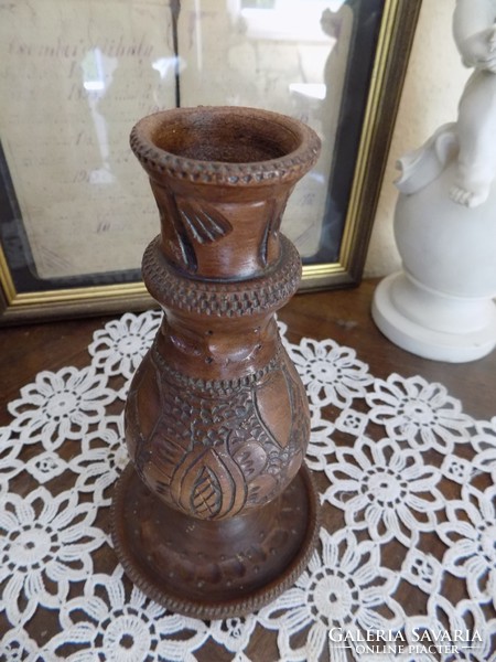 Korondi kerámia váza vagy gyertyatartó