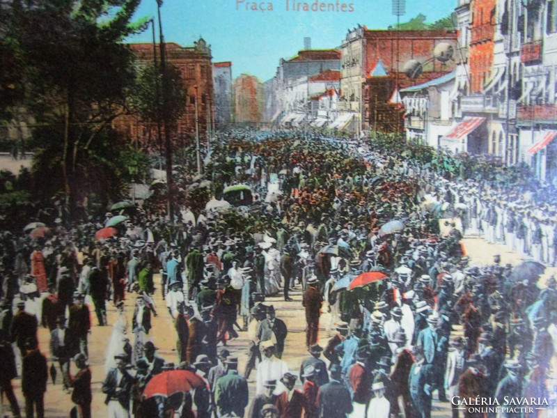VITANGE 1912 BRAZILIA Rio de Janeiro PRACA TIRADENTES KÉPESLAP METROPOLIS TÁJKÉP