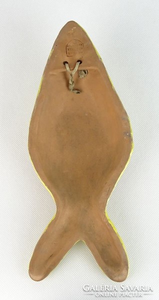 0S238 Art deco Komlós kerámia fejkendős női fej