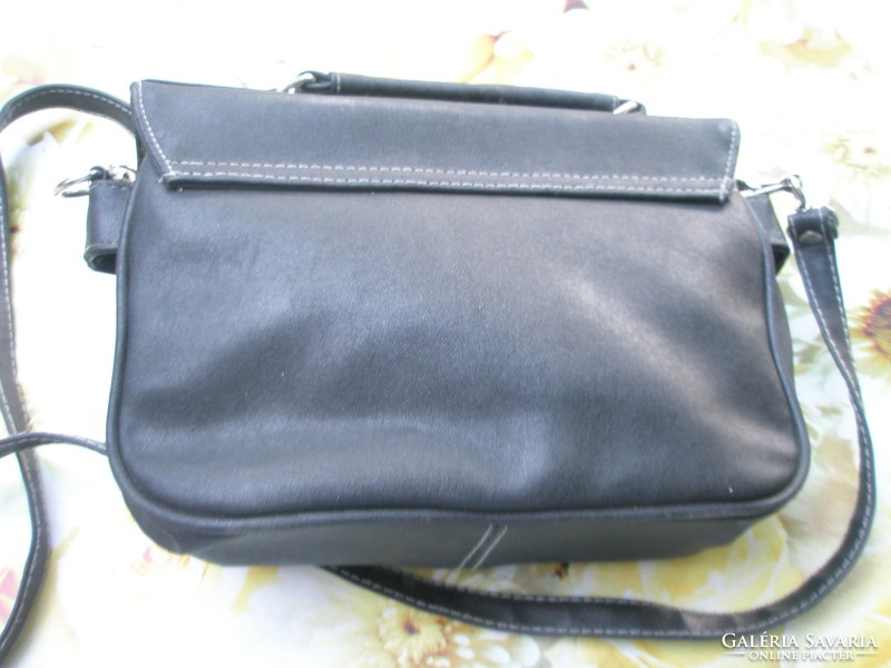 Retro stylish quality women's shoulder bag purse in shades of gray