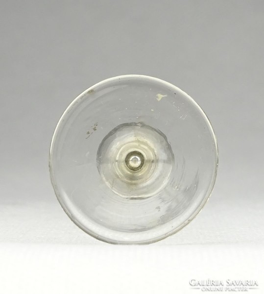 0R904 Antik laboratóriumi mércézett üveg edény
