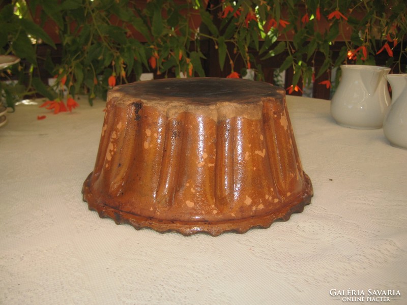 Régi kuglóf  sütő ,   25 x 11 cm