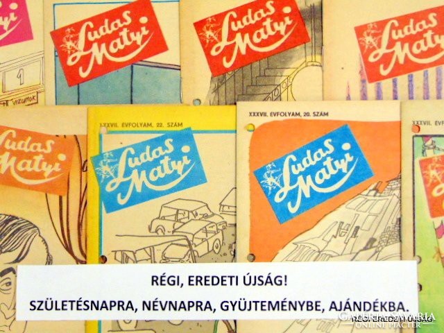 1980 október 9  /  LUDAS MATYI  /  SZÜLETÉSNAPRA RÉGI EREDETI ÚJSÁG Szs.:  6925