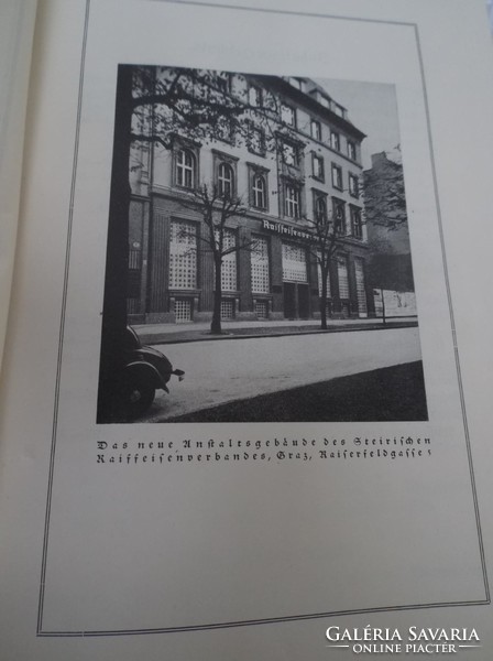 1936. évi üzleti elszámolás a GRAZI  RAIFFEISEN szövetség - egylet munkájáról.