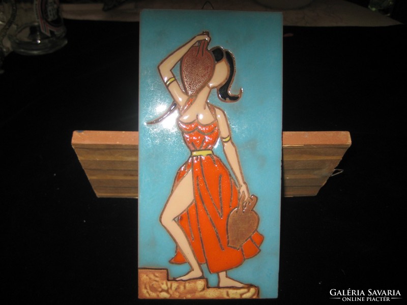 Wall ceramic, good condition, 12 x 20 cm