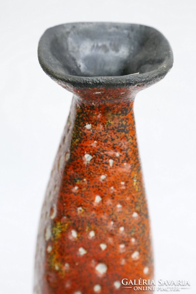 Ceramic vase, applied art, retro, around 1970 - 01538
