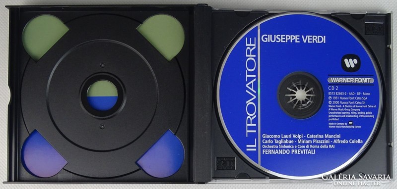0S476 Verdi : Il trovatore CD 2 db