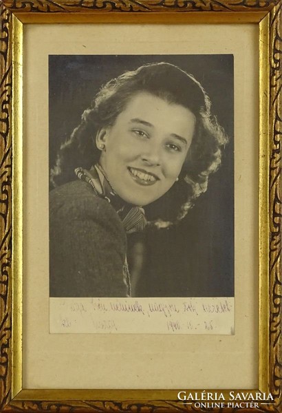 0S605 Régi női portré művészi fotográfia 1940
