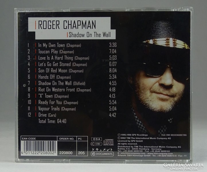 0S747 Roger Chapman : Shadow On The Wall CD