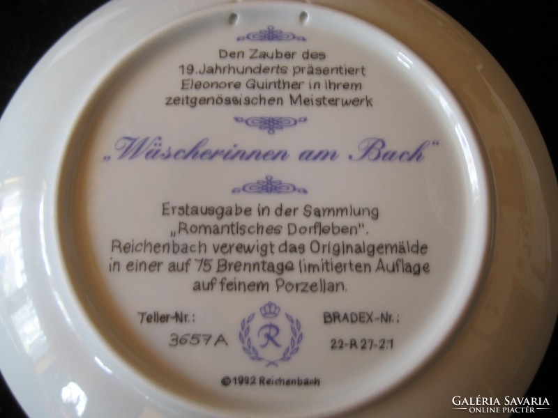 Reichenbach porcelán  , az eredetiséget igazoló   certifikáttal ,19,5 cm